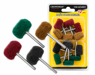 Set Paños Abrasivos para Dremel (12 Piezas)
