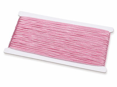 Cordón Soutache Rosa 3mm (Rollo 30 Metros)