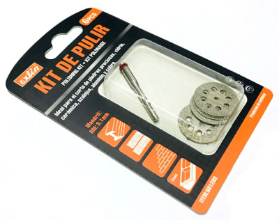 Set 5 Discos Corte + Mandrel (Set)