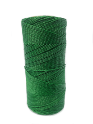 Hilo Poliéster Encerado Torcido Verde 1045 (Rollo)1