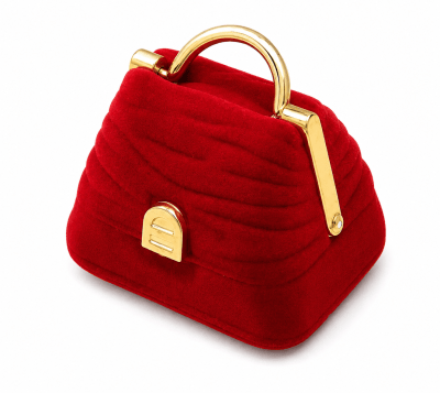 Estuche Anillo Cartera Rojo (Un)1