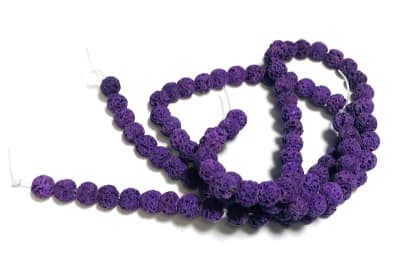 Magma Natural Redondo 8mm Morado (Tira)