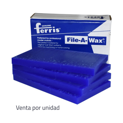 Bloque - Lámina Cera plana Azul Ferris