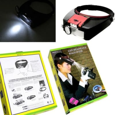 Optivisor Multiaumentos Luz 1,5x, 3X, 6,5x, 8X (Unidad)
