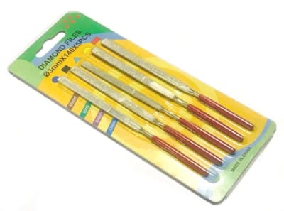 Set 5 Limas Diamantadas Econo 3mmx 140mm (Set)