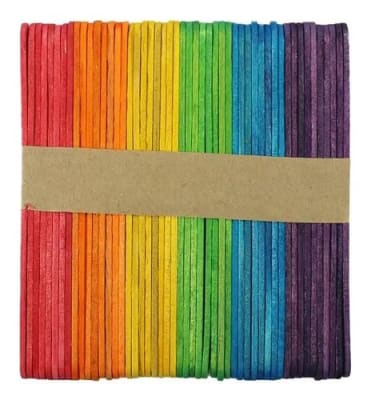 Set 50 Palitos Helado Colores