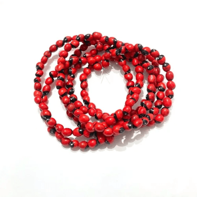 Semilla de Huayruro-Peonia 10-11mm (Tira)1