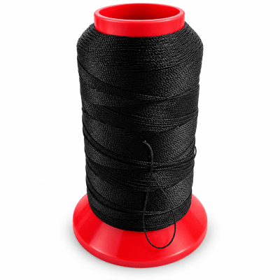 Hilo de Poliamida Simil Nymo Negro (Rollo)