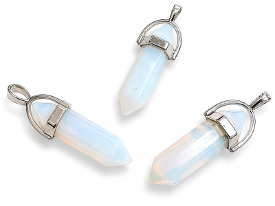 Colgante 35mm Piedra Luna-Opalina (Unidad)