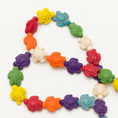 Tortuga Marina Cerámica Mix 18x10mm (Tira)
