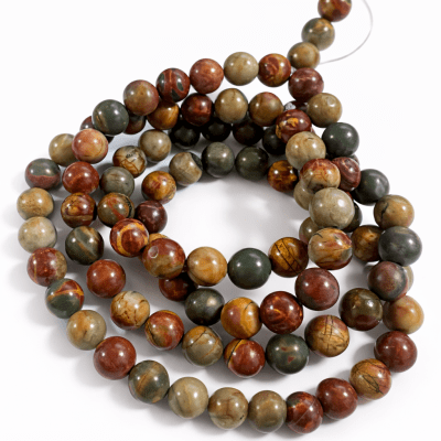 Jaspe Picasso Natural Redondo 6mm (Tira)1