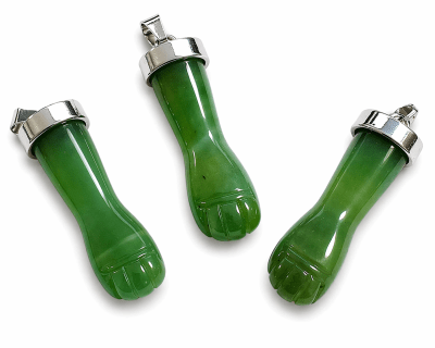 Mano Figa -Higa-Mano de Protección Jade Verde (Unidad)