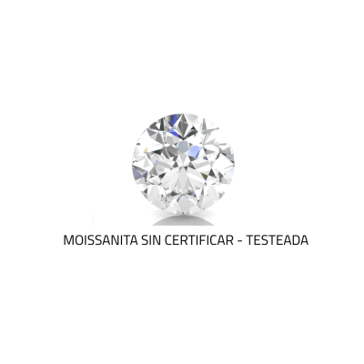 MOISSANITA CORTE BRILLANTE REDONDO 5mm - SIN CERTIFICADO