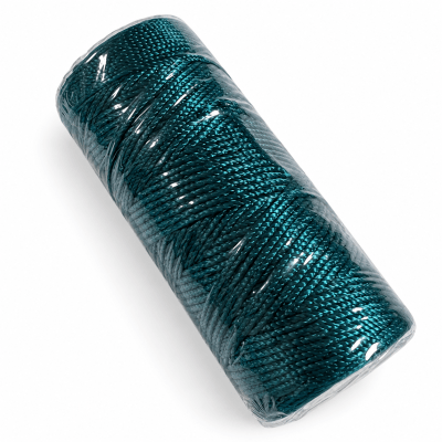 Hilo Macrame Verde Petróleo (Rollo)1