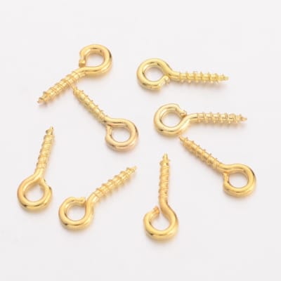 Valier Metal Dorado Eye Pin (50 Unidades)