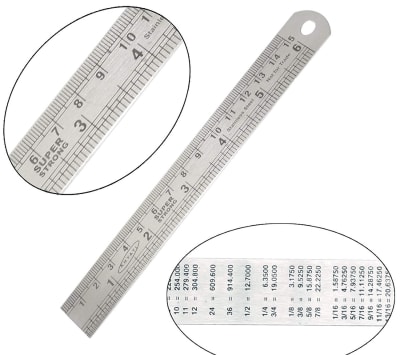 Regla Metal 15 cms (Unidad)1