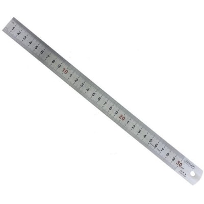Regla Metal 30cms (Unidad)