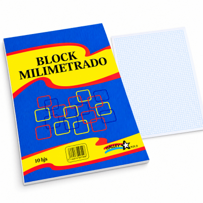 Block Papel Milimetrado Oficio 10 Hojas (Set)1