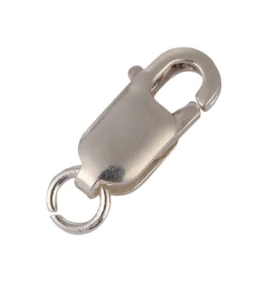 Broche Mosquetón Plata XXL (Unidad)1