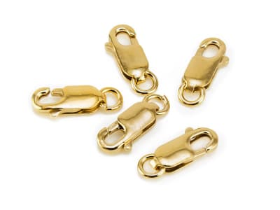 Broche Mosquetón Baño Oro 18K S (Unidad)