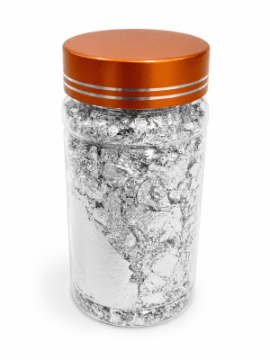 Frasco Pan Oro Color Plata (20 gramos)