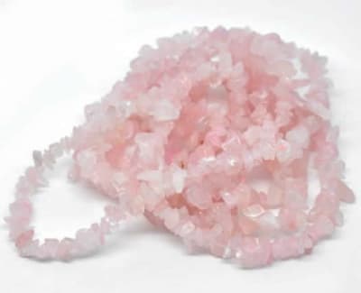 Cuarzo Rosa Natural Chips (Tira)1