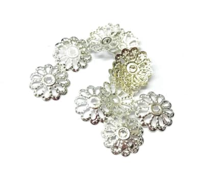 Casquete Plateado Copa 10mm (10 Pares)1