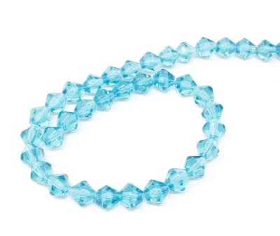Cristal Bicono Turquesa 4mm (Tira)