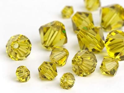 Bicono Punta Swarovski Lima 6mm (6 Unidades)