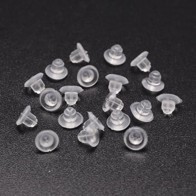 Tuerca Aro Silicona Grande (10 Pares)