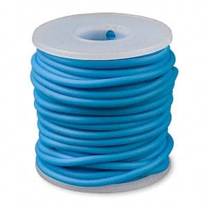 Caucho Redondo Turquesa 3mm (Metro)