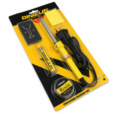 Cautín Eléctrico Lápiz 60W Profesional y Accesorios (Set)