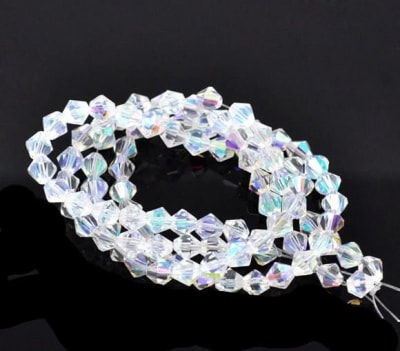 Cristal Bicono Cristal Satin 4mm (Tira)1