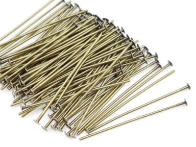 Vástago Metal Bronce Envejecido 5cms (10 Pares)