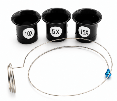 Set 3 Lupas para Ojo con Alambre para Fijación (Set)