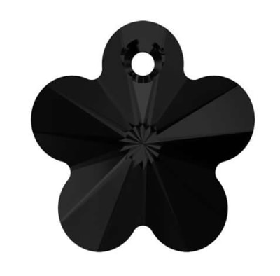 Flor Swarovski Jet 12mm (Un)
