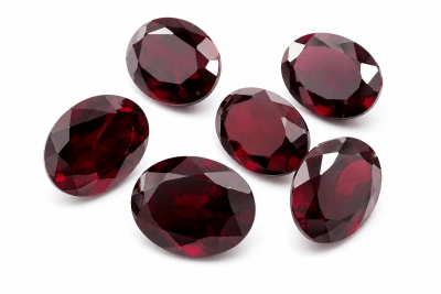 Granate Oscuro Glass Oval (Unidad)1