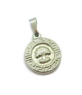 Colgante Acero Quirúrgico Árbol de la Vida 14mm Nº23 (Unidad)
