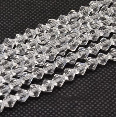 Cristal Bicono Cristal 4mm (Tira)