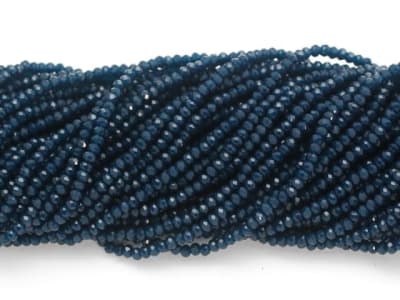 Cristal Prussian Blue Rondelle 4x3mm (Tira)