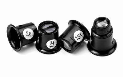 Set 4 Lupas Ojo 5X-10X-15X-20X (Set)