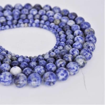 Sodalita Natural Clara Redondo 8mm (Tira)1