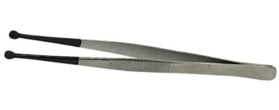 Pinza Metal para Perlas Punta Recubierta (Unidad)