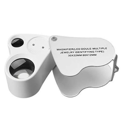 Lupa Joyero Luz 30X-22mm/60X-12mm (Un)