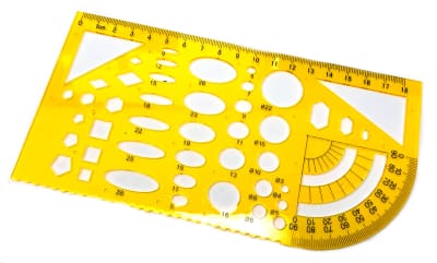 Regla Plantilla Dibujo Círculos-Ovalados (Unidad)1