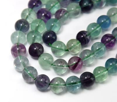 Fluorita Natural 4mm Redondo (Tira)1