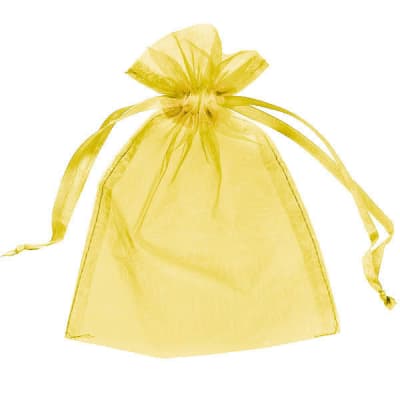 Bolsa Organza Amarillo 9x7cms (Unidad)