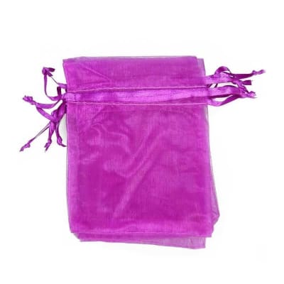 Bolsa Organza Fucsia 9x7cms (Unidad)1