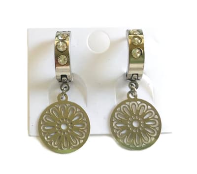 8x6mm Amatista Glass Rectangular (Un)1