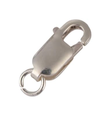 Broche Mosquetón Plata M (Unidad) Broche Mosquetón Plata M (Unidad)